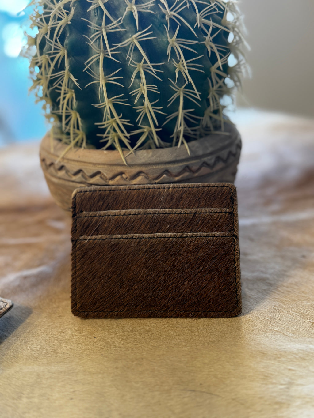 Cowhide Credit Card Holder