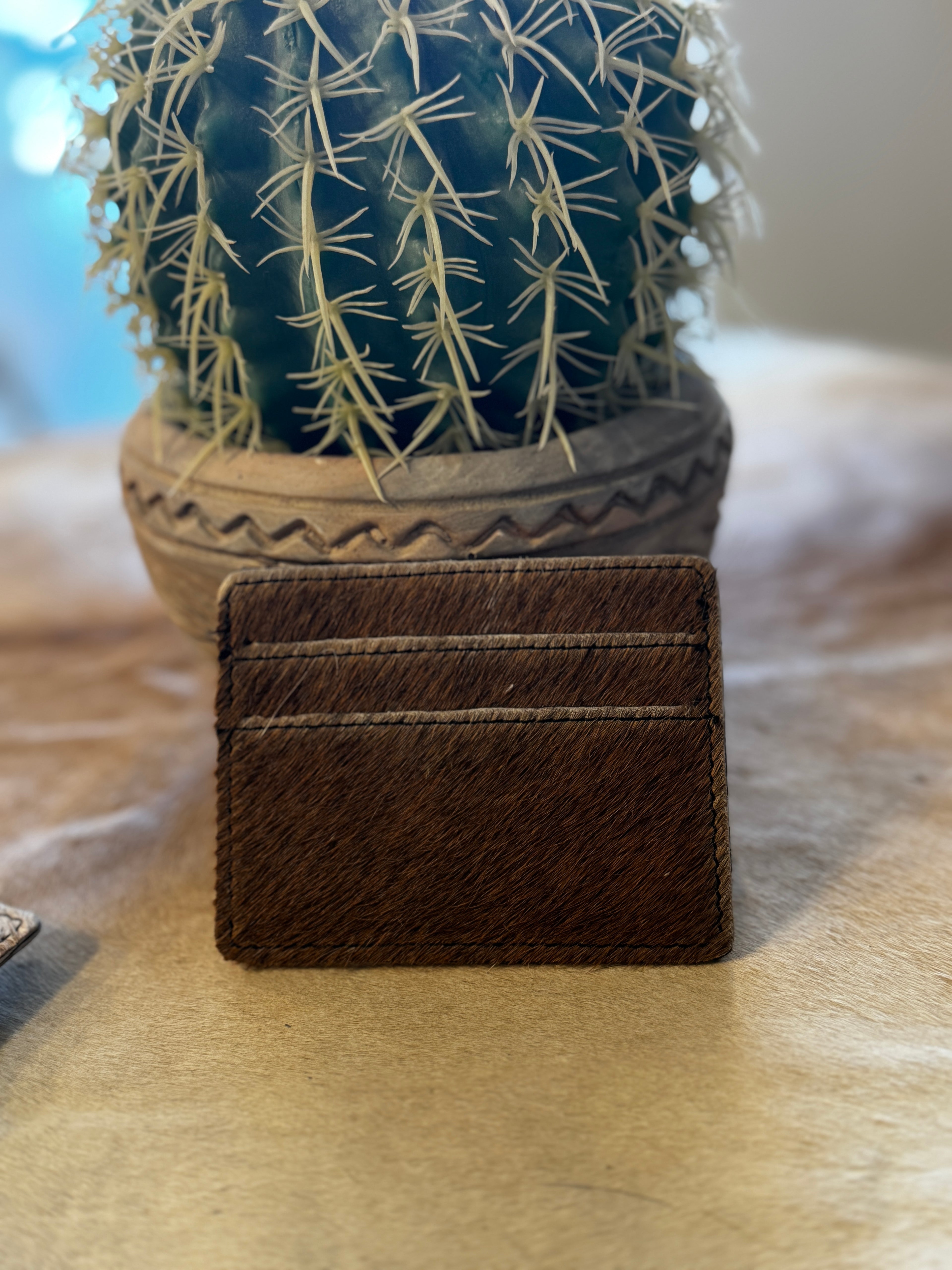 Cowhide Credit Card Holder