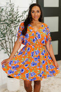 Frock Star V-Neck Skort Dress