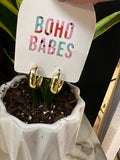 Boho Babe Bubble Hoops