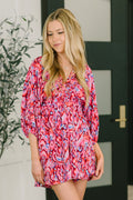 Seems Okay Abstract Print Romper