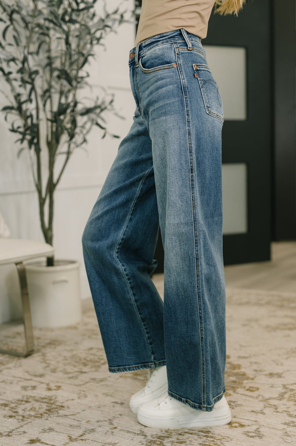 Shayla High Waist Retro Wide