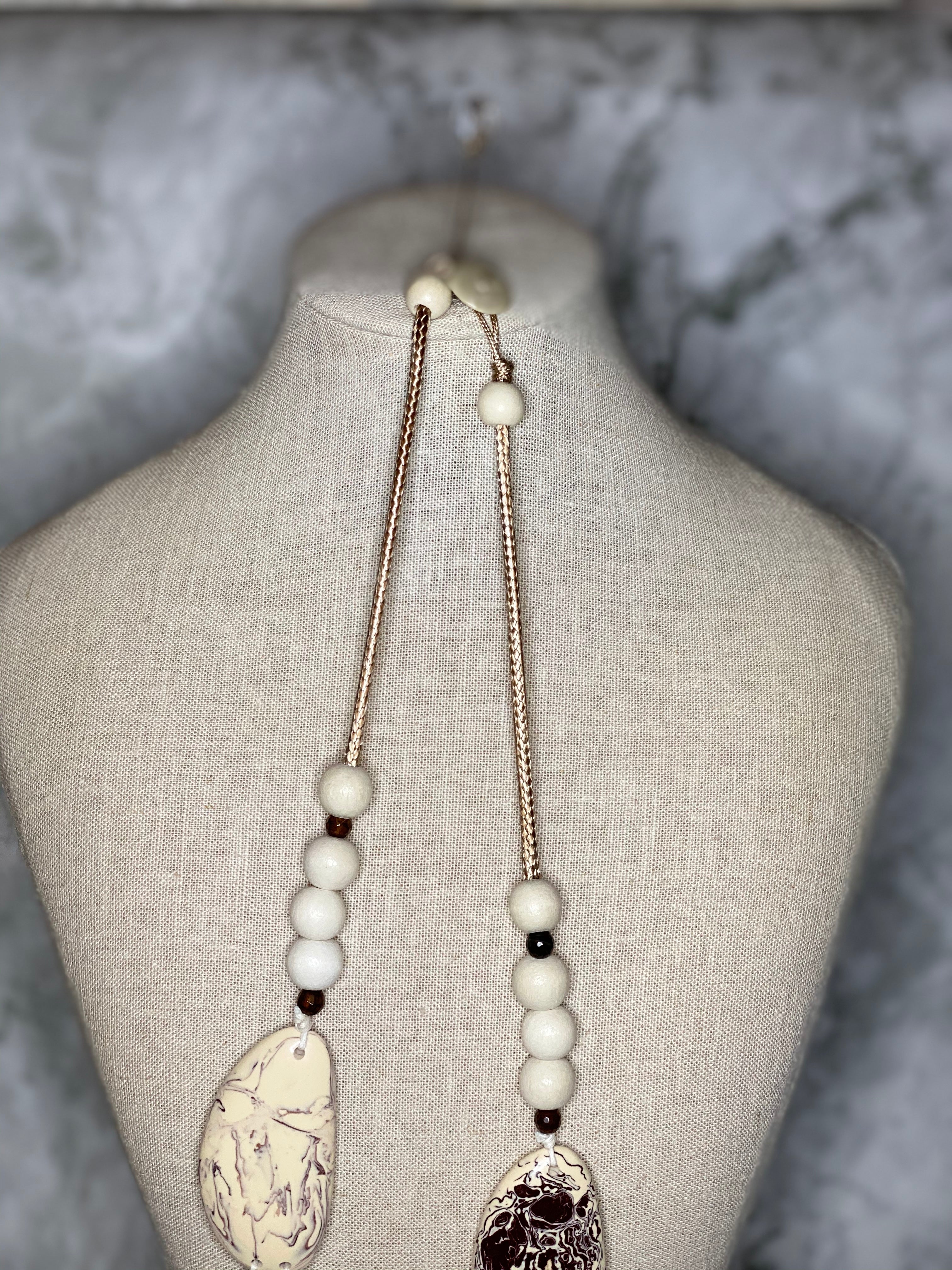 Make A Statement Beaded Necklace