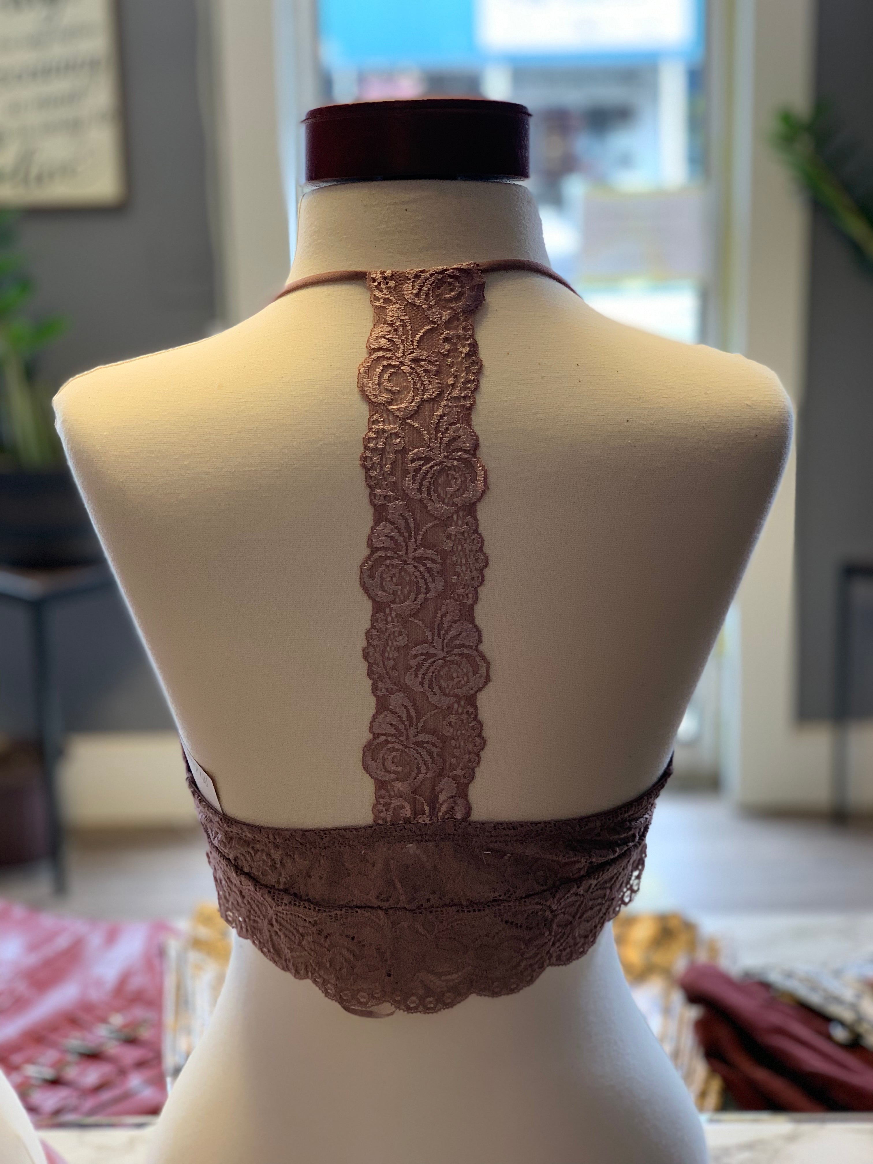 Spaghetti Strap Racerback Bralette