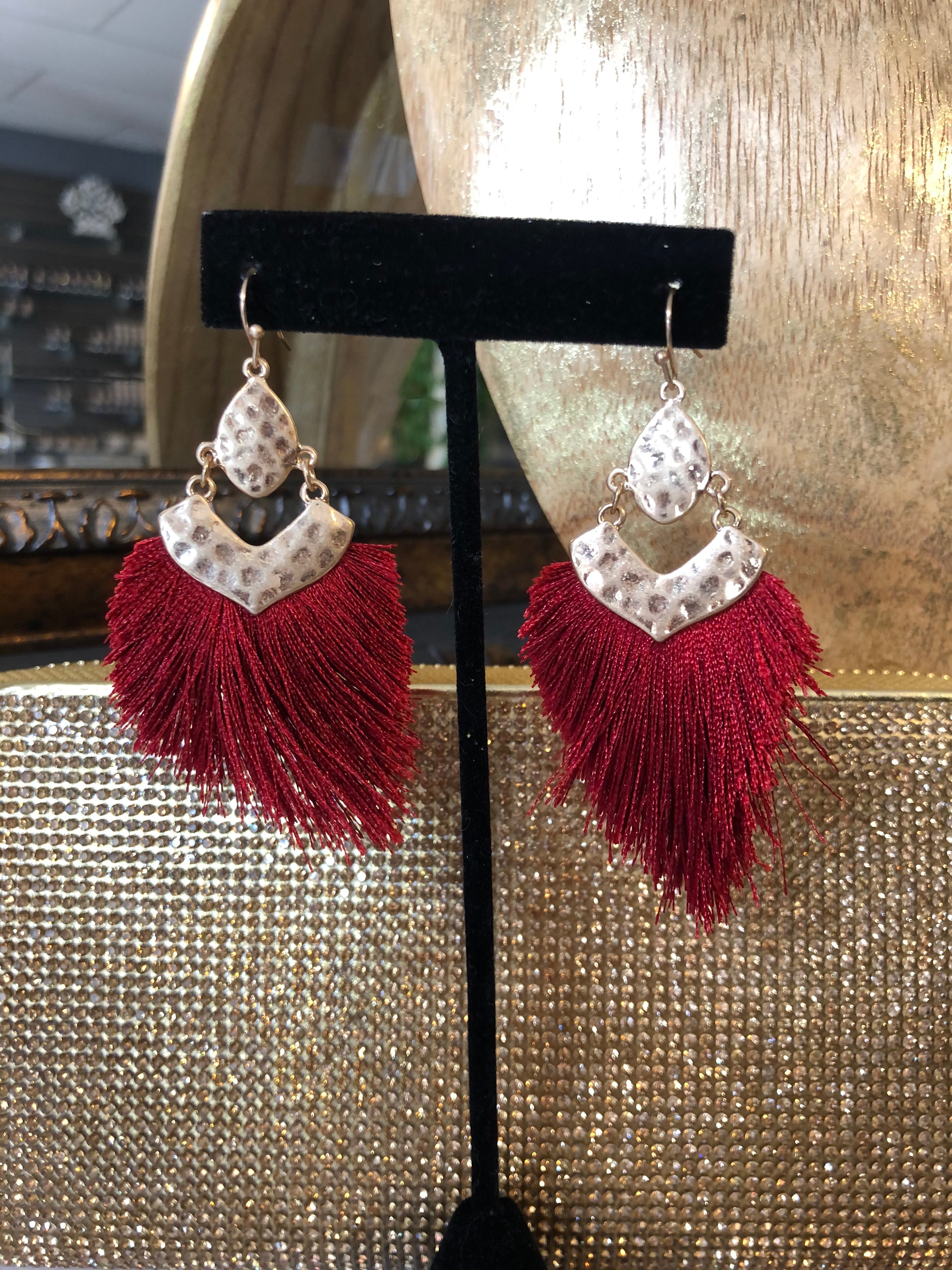 Textured Fan Dangle