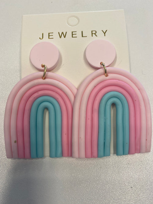 Boho Clay Earrings