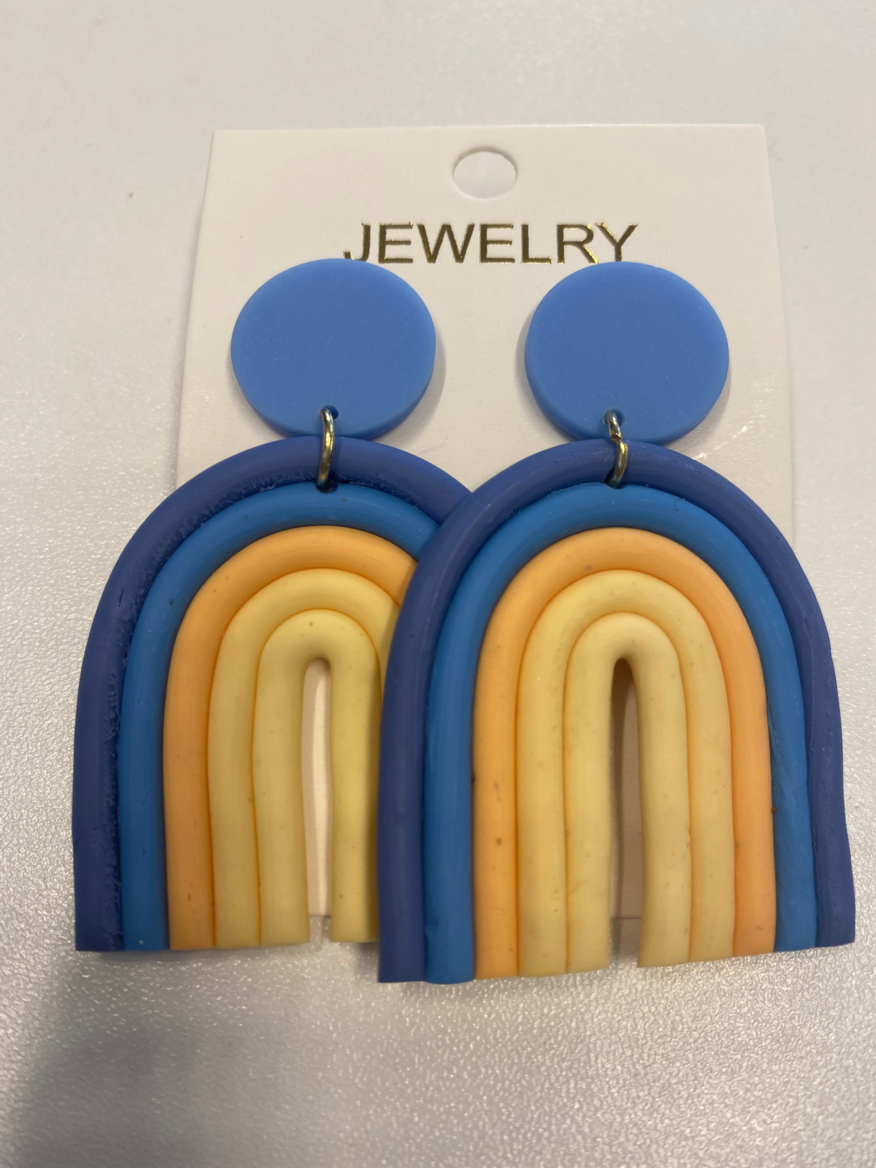 Boho Clay Earrings