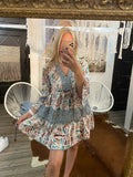 Forest Lavender House Dress