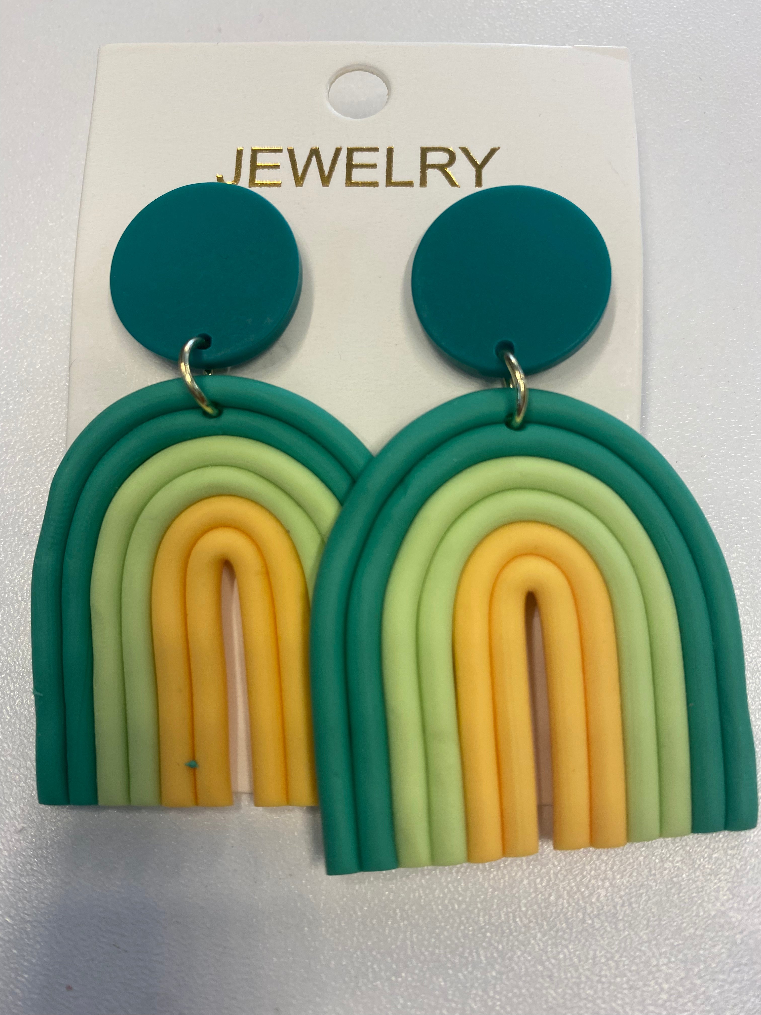 Boho Clay Earrings